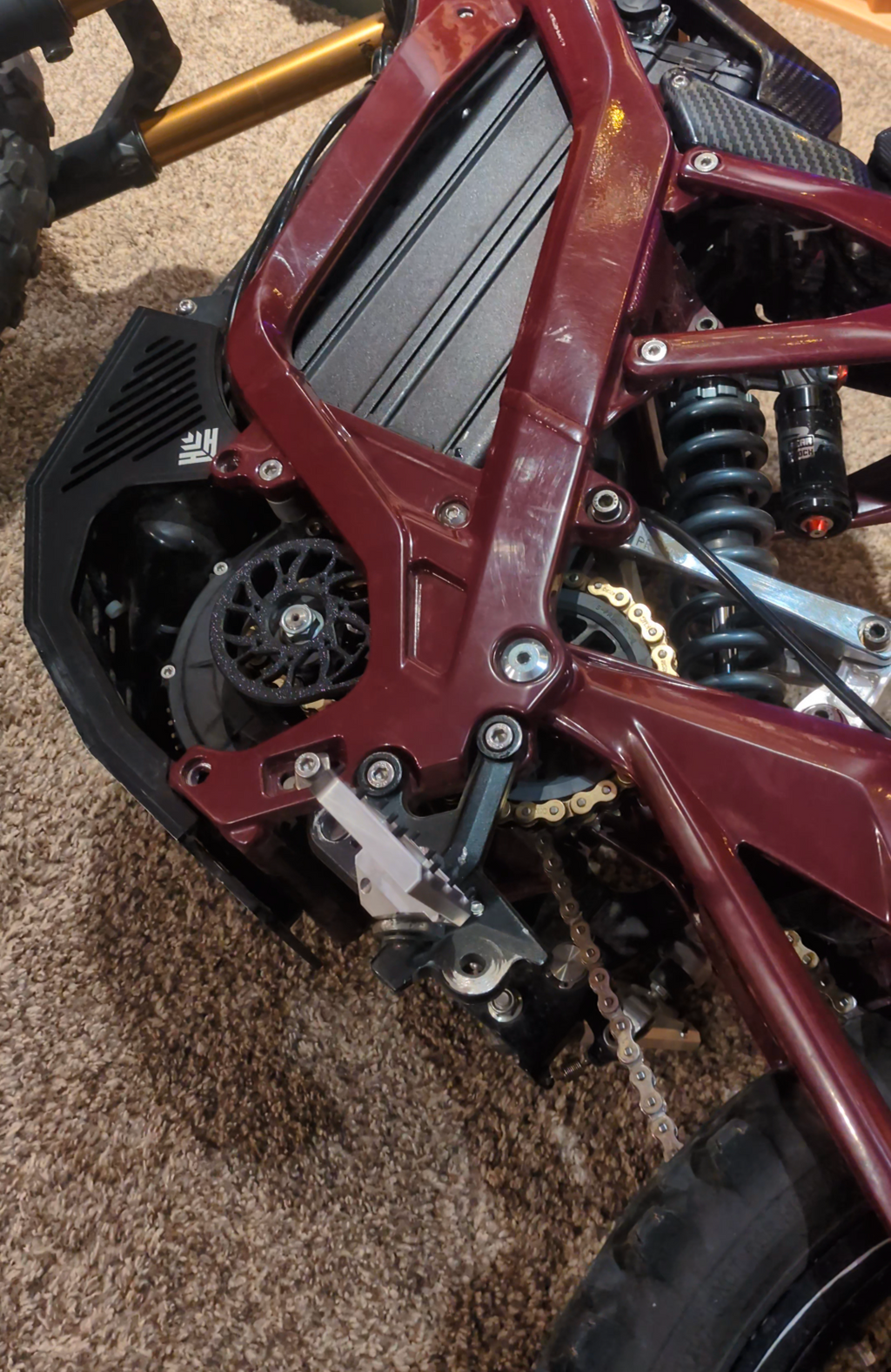 Radiant designs surron/eride motor cover